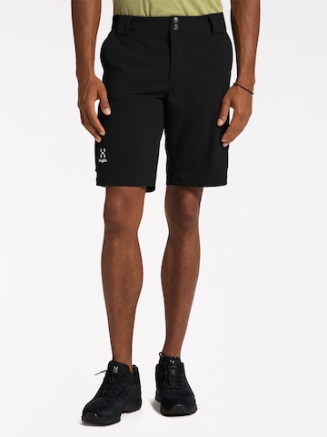 Haglöfs Regular Outdoor Pants 'Rugged Standard' in Black: front
