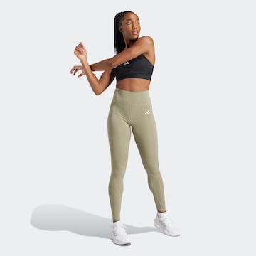 ADIDAS PERFORMANCE Skinny Sporthose 'Opt Ess' in Grün