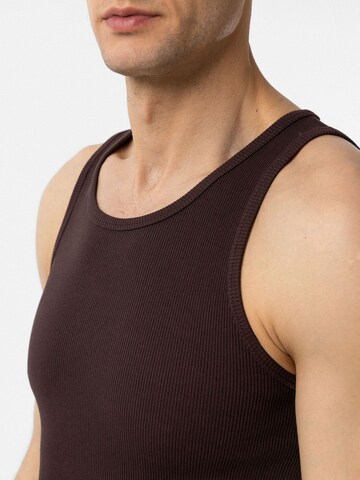 T-Shirt 'Tobias' Antioch en marron