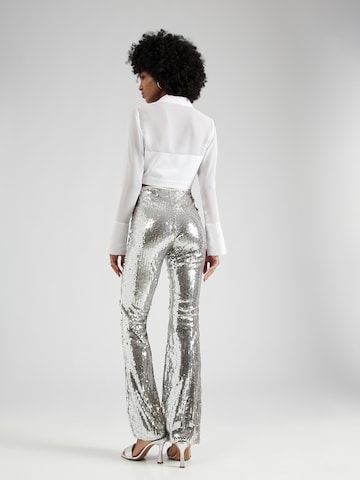 Lindex Flared Pants in Silver