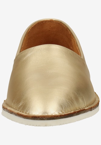 SHABBIES AMSTERDAM Classic Flats in Gold