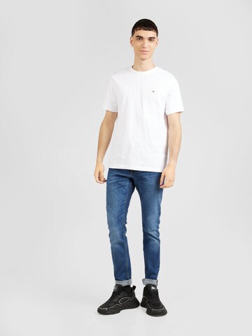 T-Shirt 'SLUB' TOMMY HILFIGER en blanc