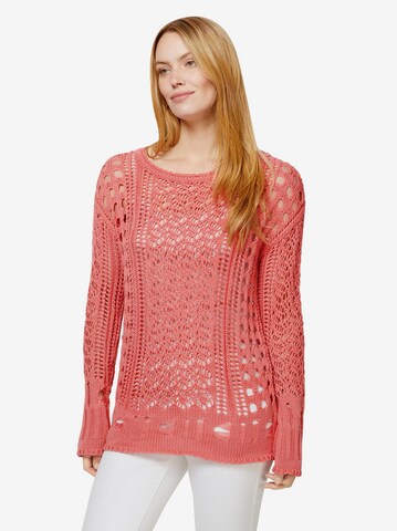 Linea Tesini by heine Sweater in Orange: front