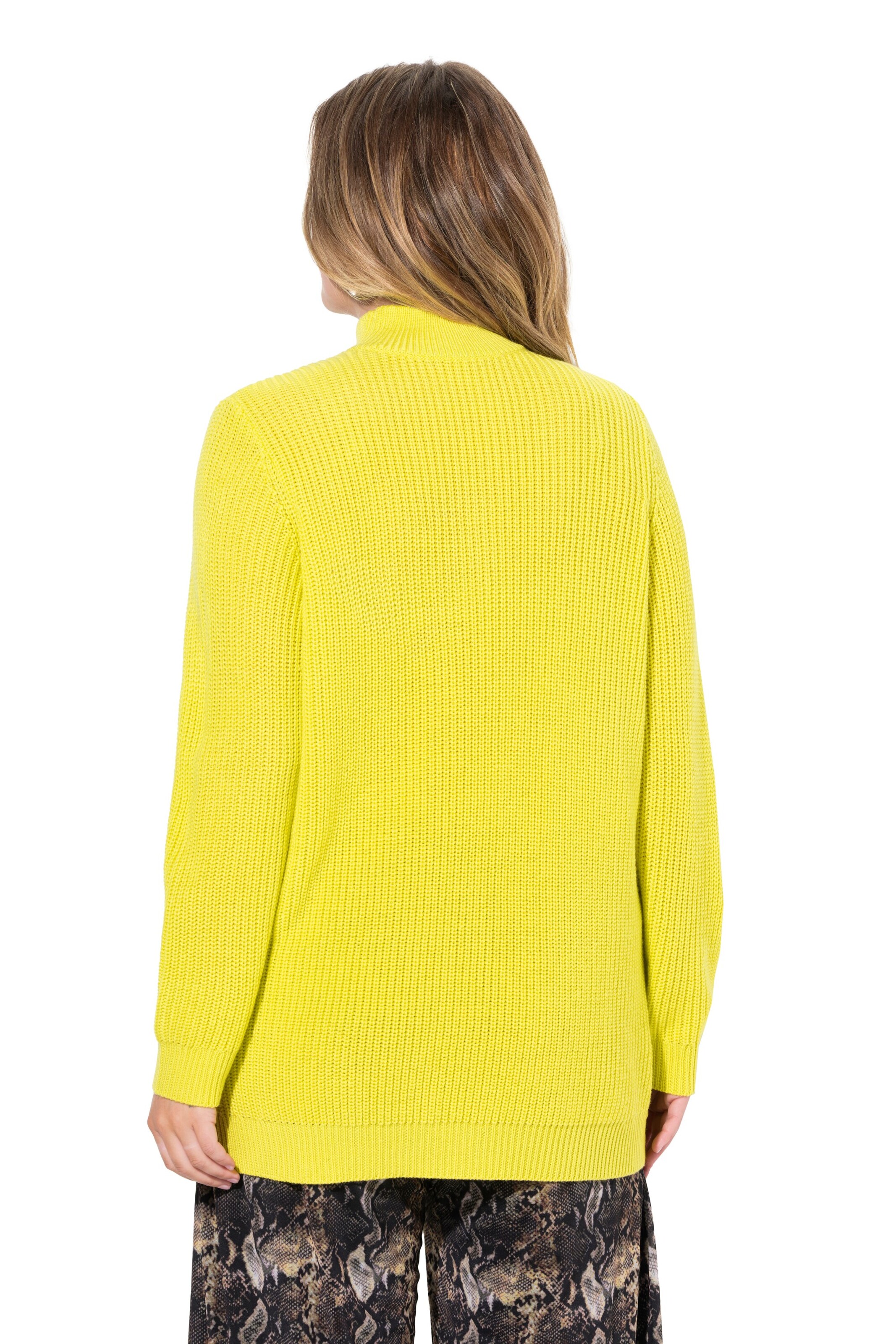 MIAMODA Sweater in Yellow
