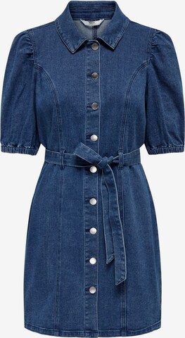 Robe-chemise 'VIBBE' ONLY en bleu : devant