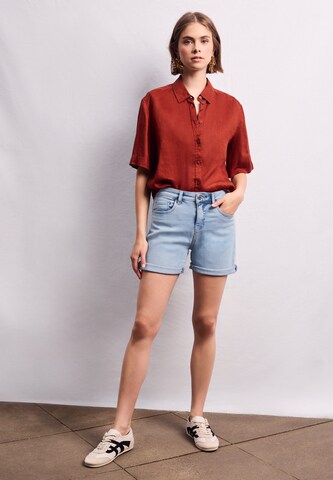 Street One Studio Regular jea in Blau