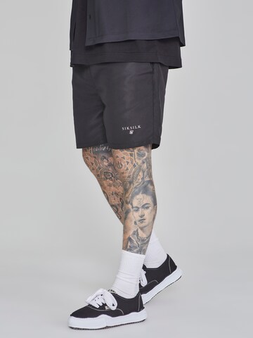 Pantaloncini da bagno di SikSilk in nero