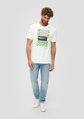 T-Shirt s.Oliver en blanc