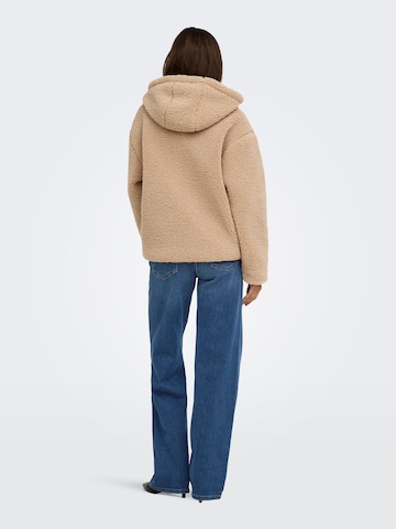 Giacca di pile 'ONLASPEN' di ONLY in beige