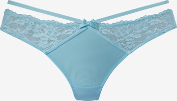 LASCANA Tanga – modrá: přední strana