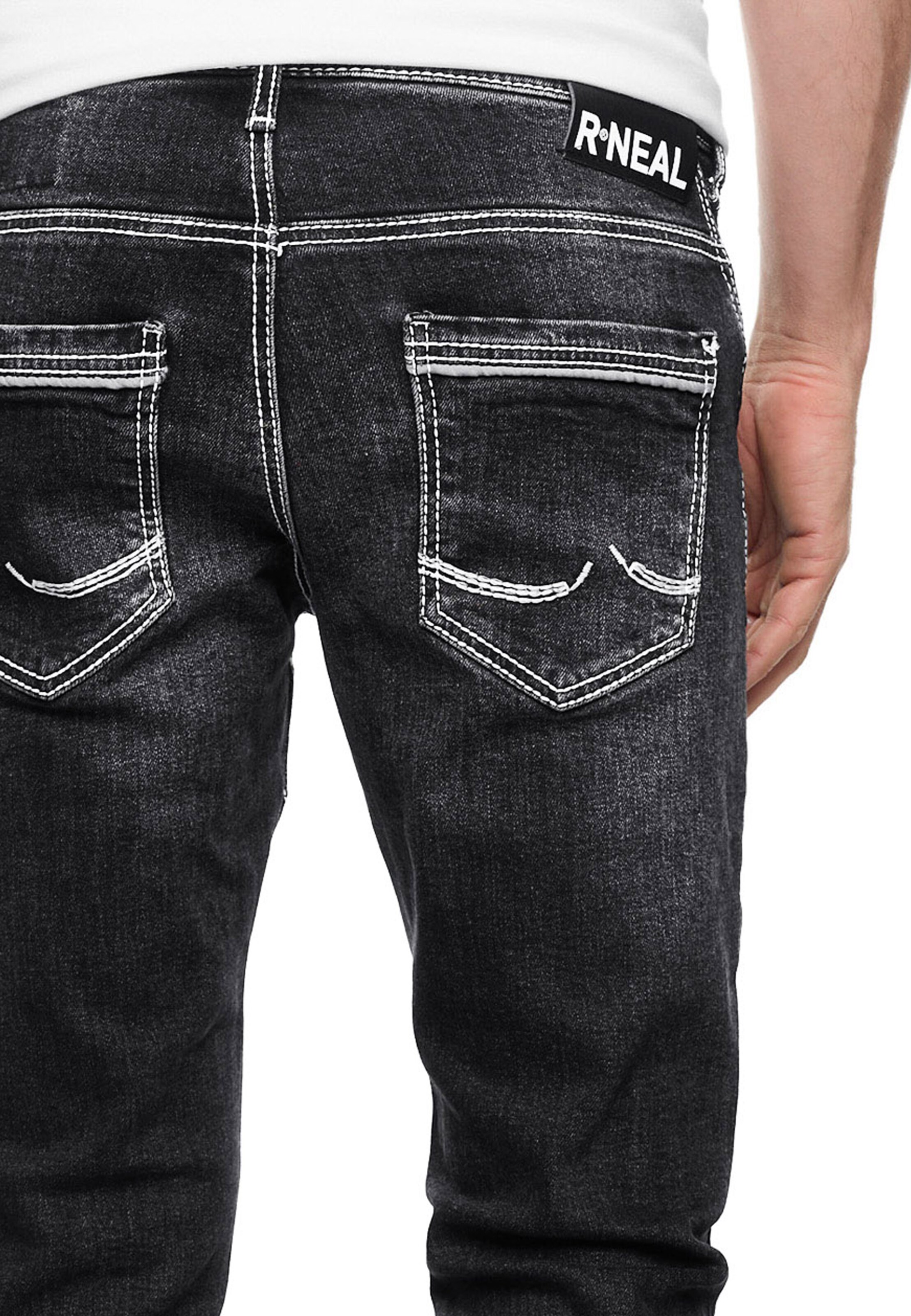 Rusty Neal Regular Jeans 'NISHO' in Black