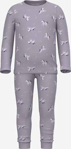 NAME IT Pajamas in Purple: front