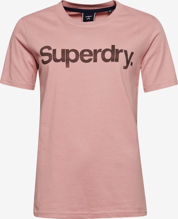 Superdry T-Shirt in Pink: predná strana