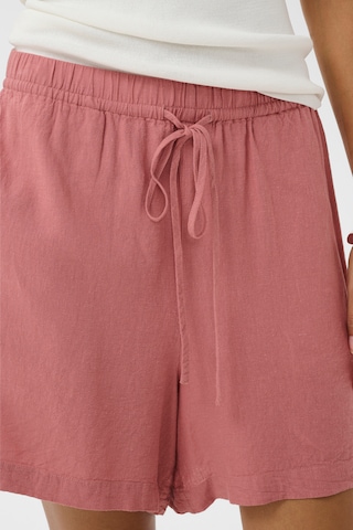 Loosefit Pantalon 'SLAria' SOAKED IN LUXURY en rose