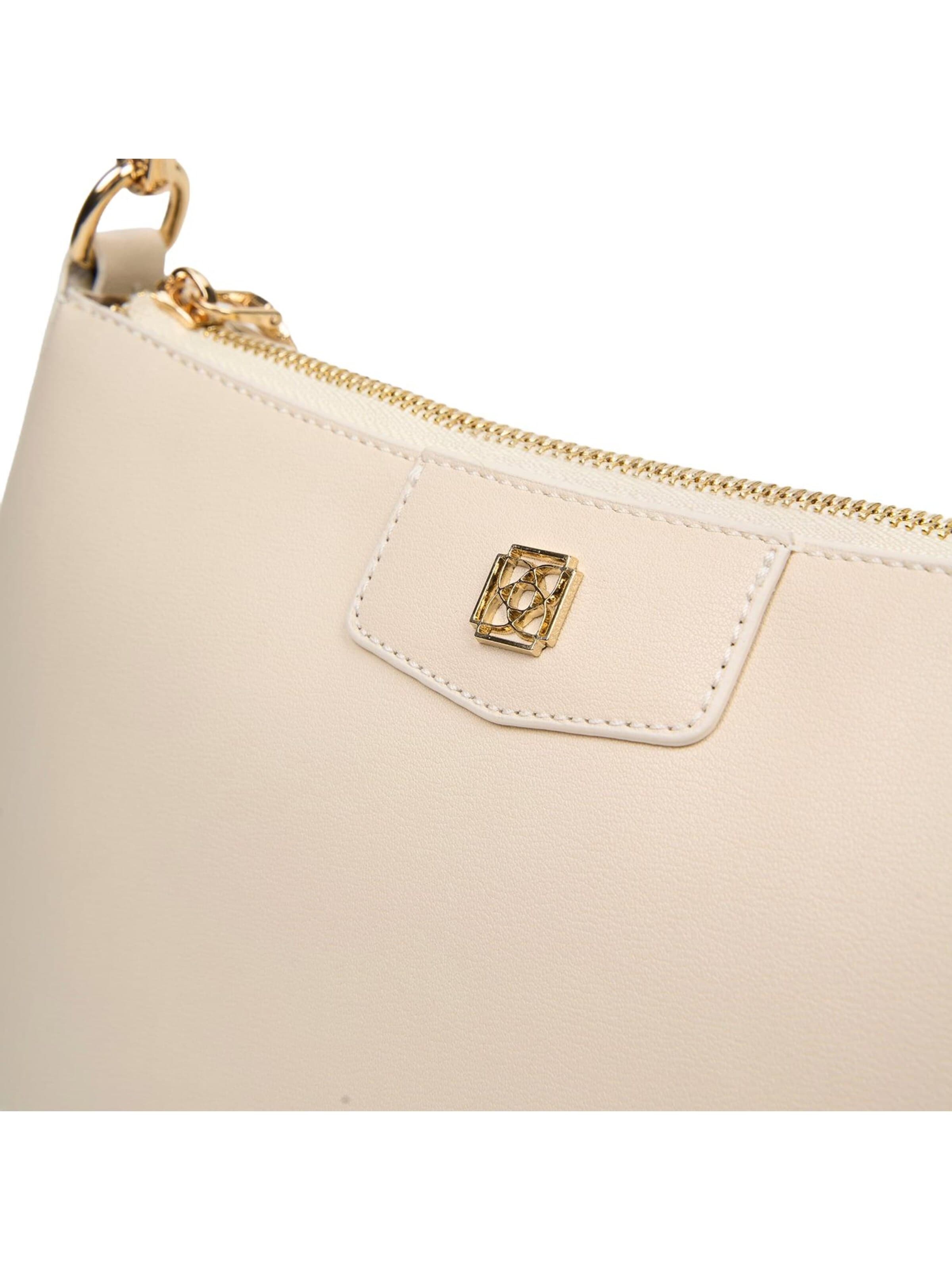Desa Shoulder bag 'DESA Damen-Schultertasche mit verstellbarem Riemen' in White