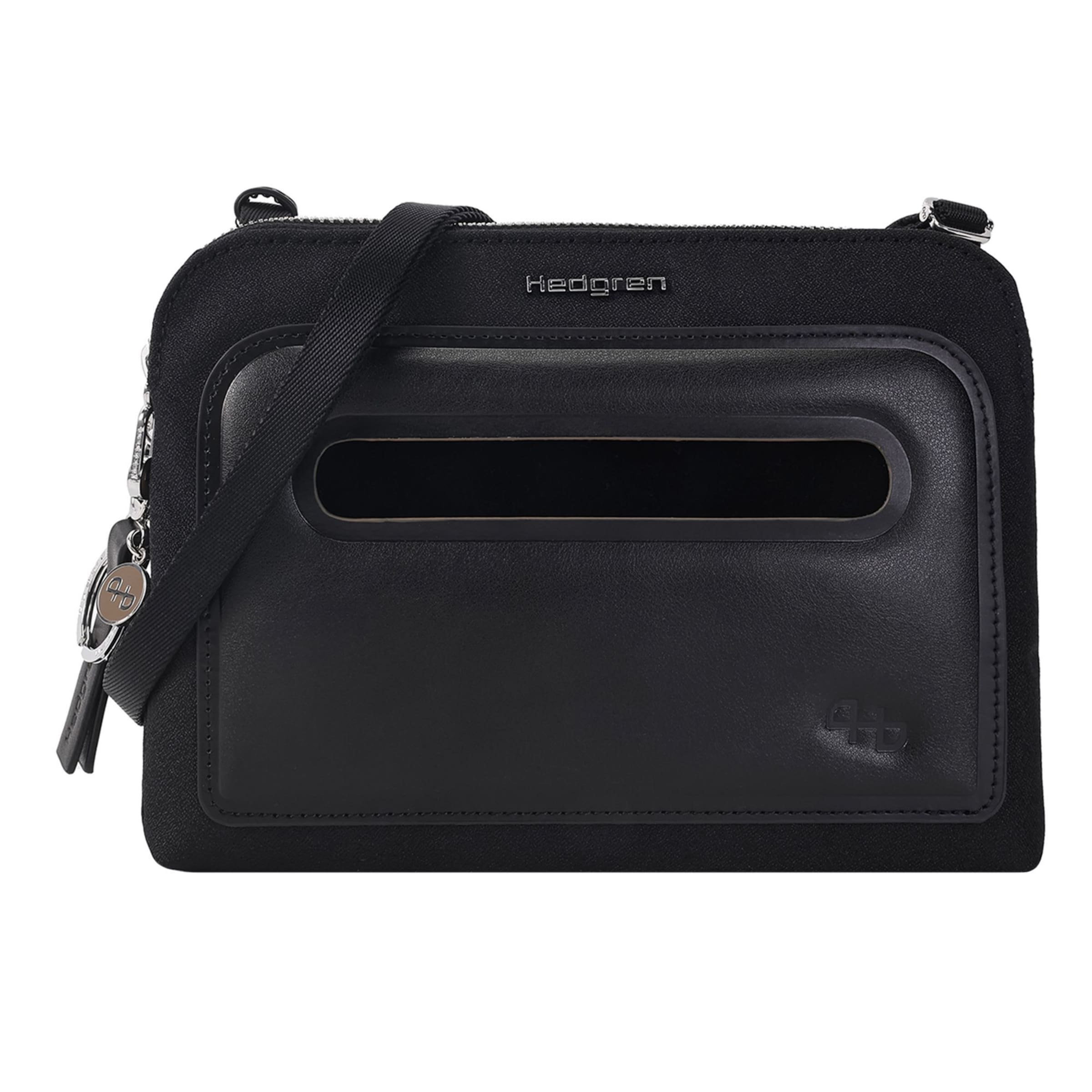 Hedgren Schoudertas 'Fika' in Zwart: voorkant