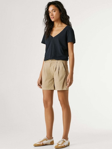 Pepe Jeans Regular Shorts 'Vania' in Beige