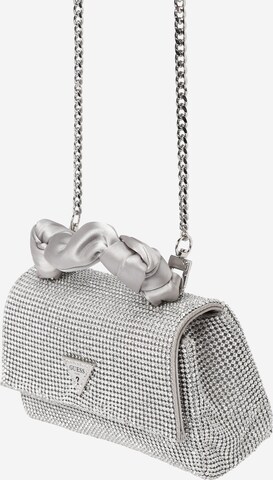GUESS Ročna torbica 'LUA' | srebrna barva