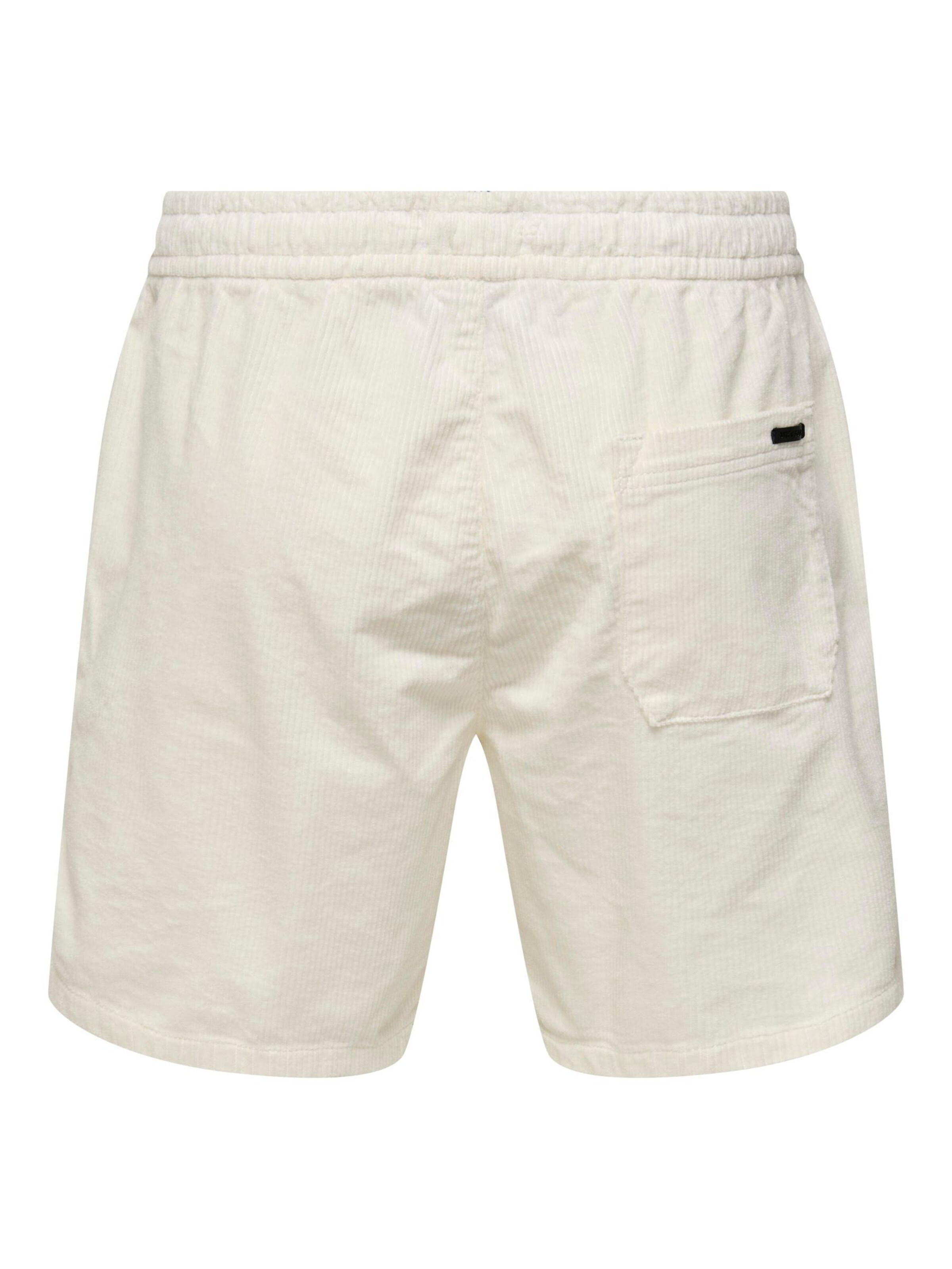 regular Pantaloni 'ONSTel' di Only & Sons in bianco