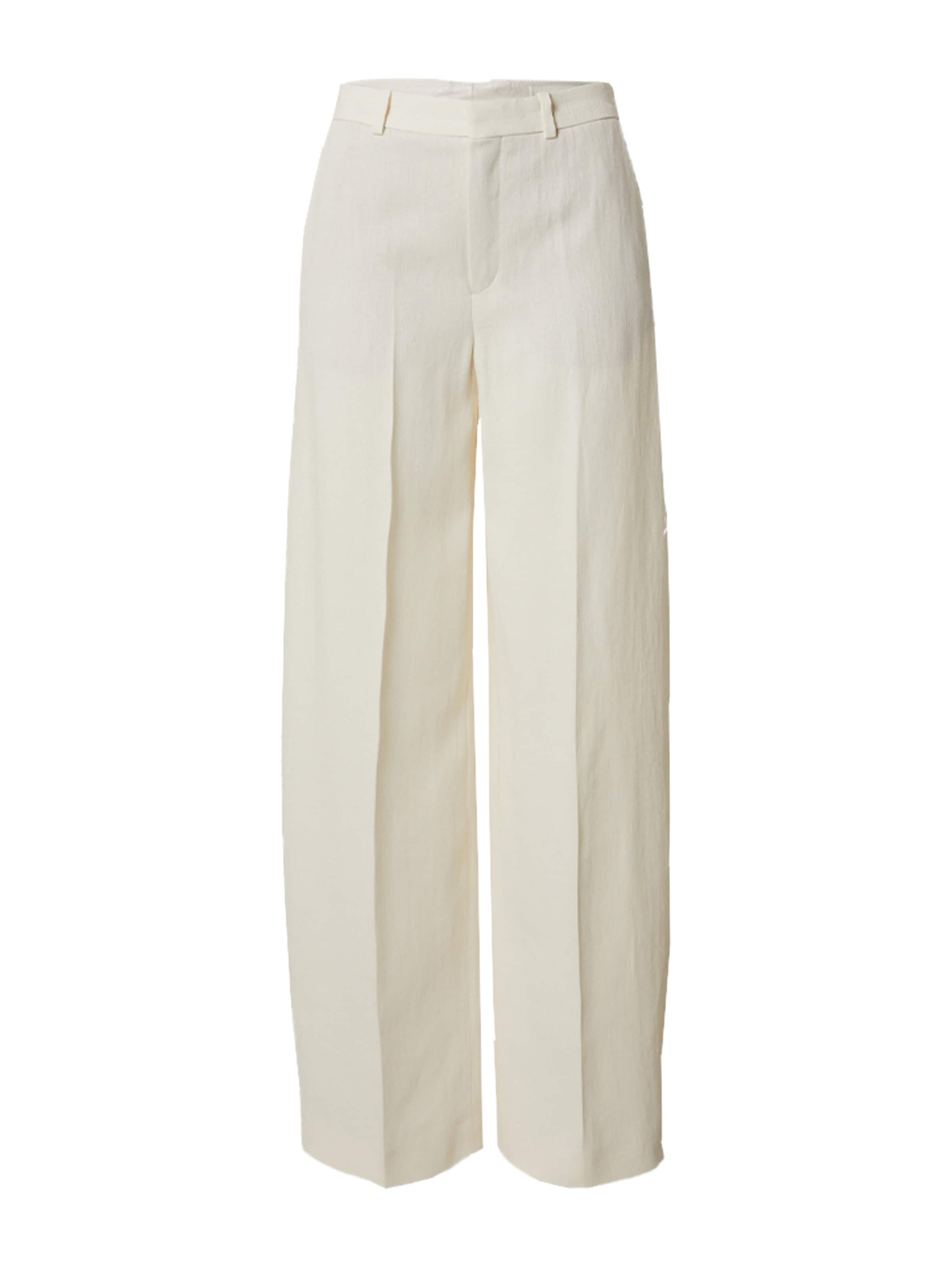 DRYKORN - Pierna ancha Pantalón &#x27;Desk&#x27; en blanco: frente