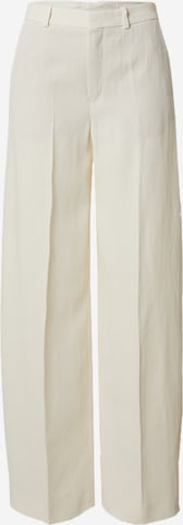 DRYKORN Wide leg Trousers 'Desk' in White: front