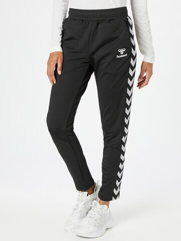 Hummel Slimfit Sportbroek 'Nelly 2.3' in Zwart: voorkant