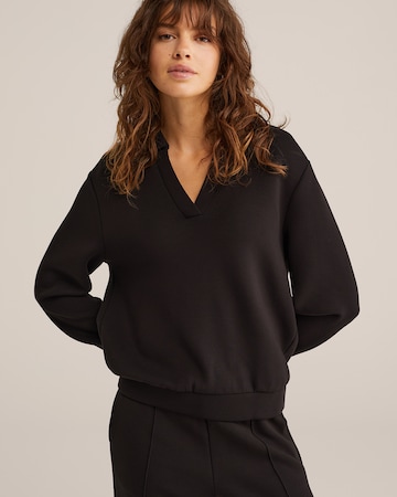 WE Fashion Свитшот в Черный: спереди