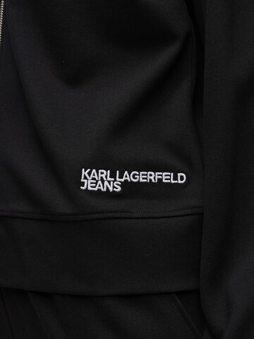 Veste de survêtement 'Milano' KARL LAGERFELD JEANS en noir