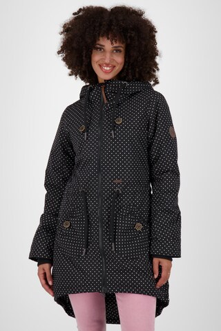 Parka di mezza stagione 'KarlottiAK' di Alife and Kickin in nero: frontale