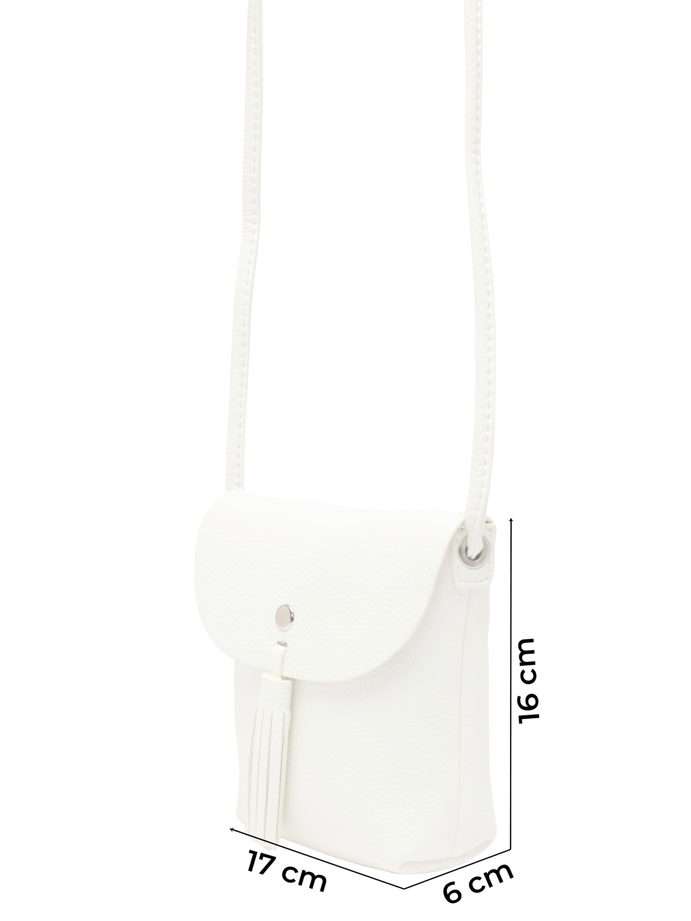 TOM TAILOR DENIM Taška cez rameno 'Ida' - Biela