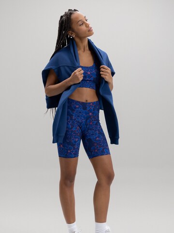 Hey Honey Bustier Sport-BH 'Racerback' in Blau