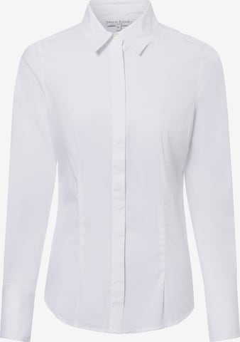 Marie Lund Bluse in Weiß: Vorderseite