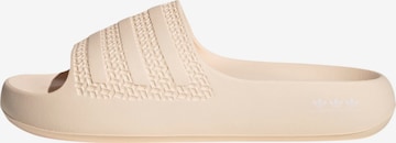 ADIDAS ORIGINALS - Sapato aberto 'Ayoon' em laranja: frente