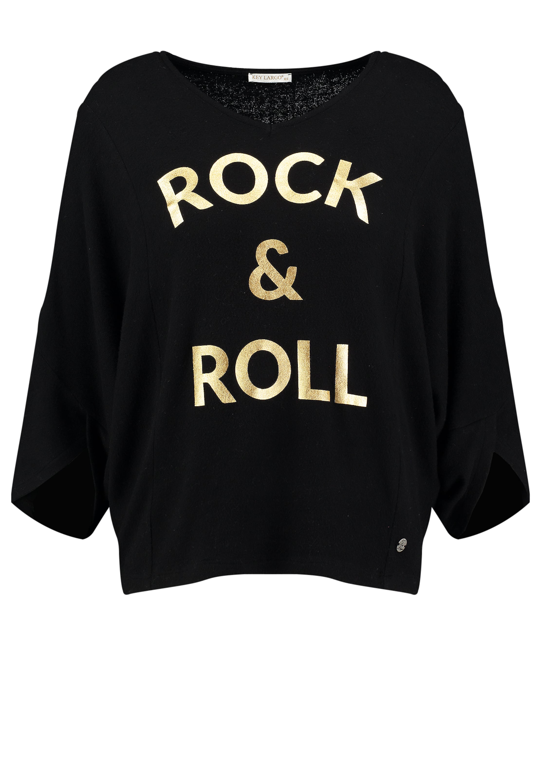 Key Largo Sveter 'Rock´N Roll' - Čierna: predná strana