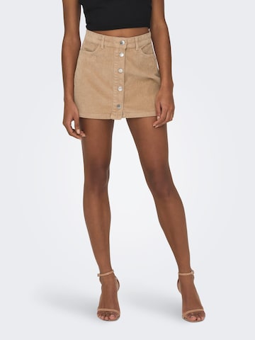 ONLY Skirt in Brown: front