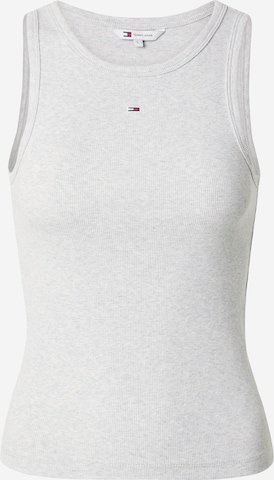 Top 'Essential' di Tommy Jeans in grigio: frontale