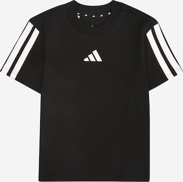 juoda ADIDAS SPORTSWEAR Sportiniai marškinėliai: priekis