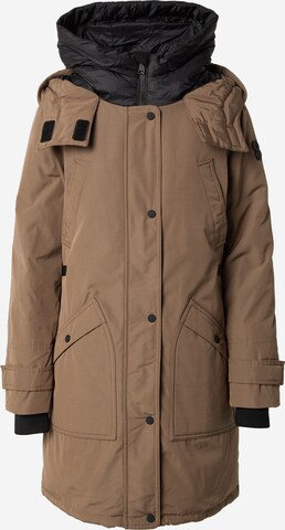 Parka invernale di s.Oliver in marrone: frontale