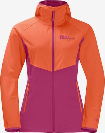 JACK WOLFSKIN Tussenjas in Roze: voorkant