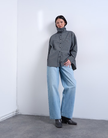 TOPSHOP Bő szár Farmer 'TSCINCH' - kék