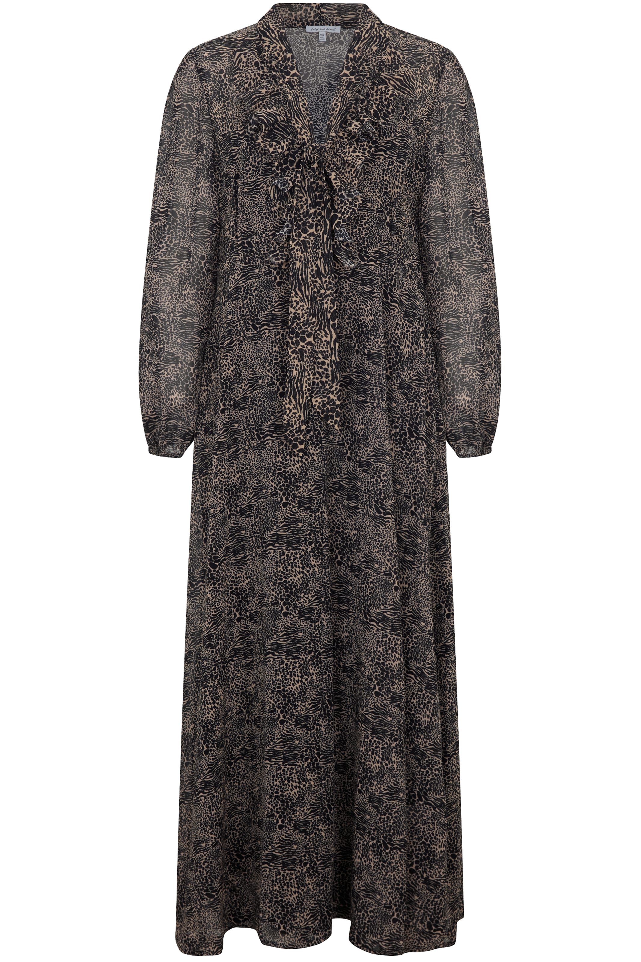 lily and lionel Kleid in Schwarz: Vorderseite