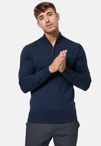 INDICODE JEANS Sweater ' Gore ' in Blue