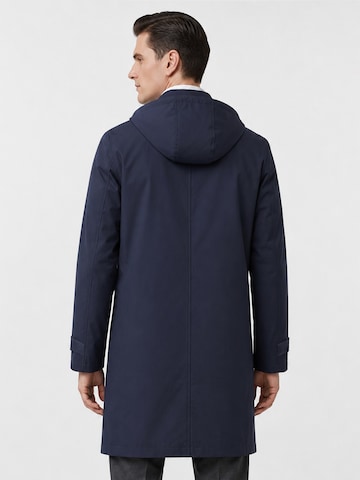 ALLTHEMEN Between-Seasons Coat 'Hülle' in Blue