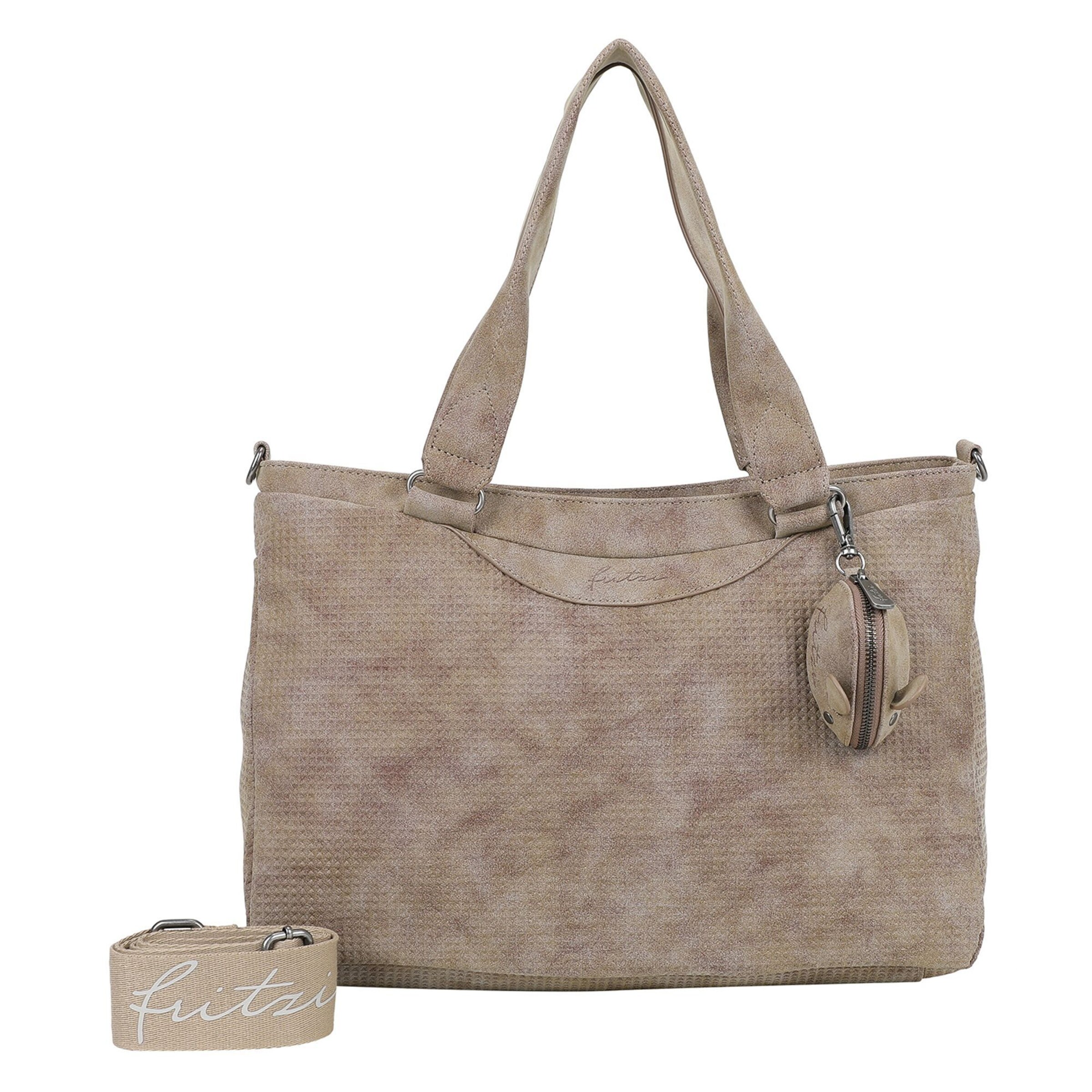Fritzi aus Preußen Shopper 'Joly' in Beige: Vorderseite