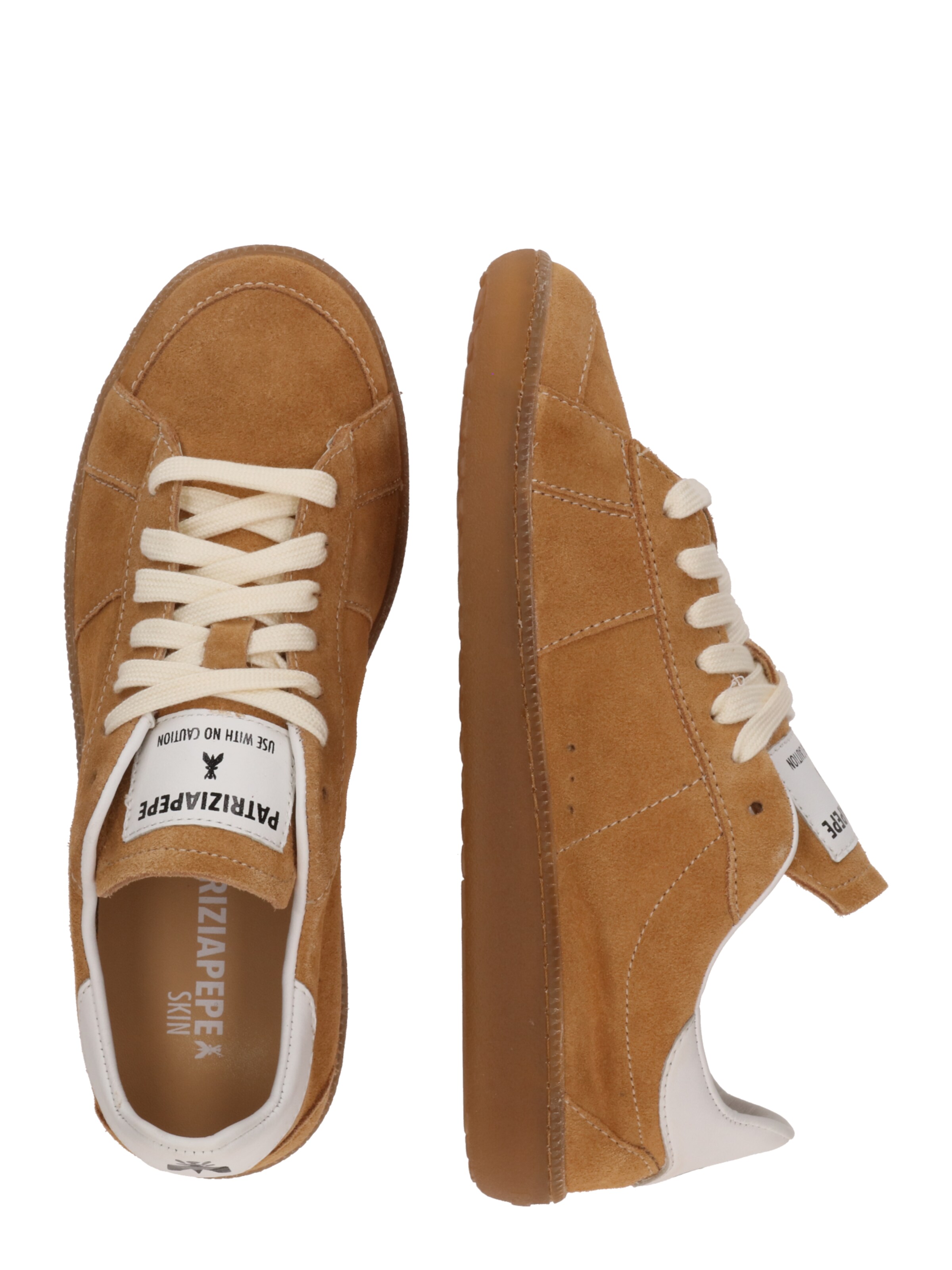 PATRIZIA PEPE Низкие кроссовки в Бежевый