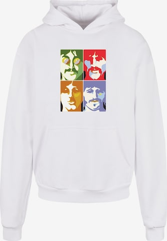 Merchcode Sweatshirt 'Beatles' in White: front