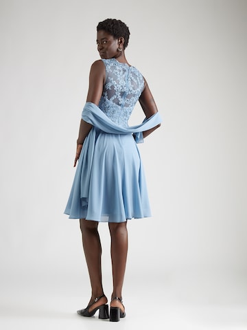 mascara Cocktail Dress in Blue