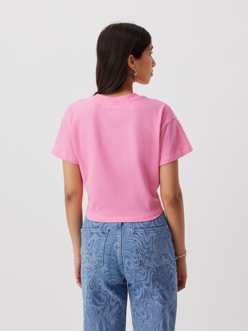 LeGer by Lena Gercke T-shirt 'Tessy' i rosa