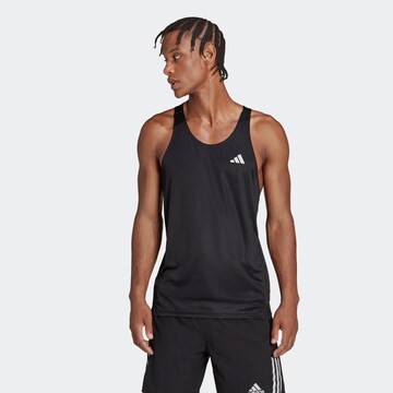 ADIDAS PERFORMANCE Functioneel shirt 'Own The Run' in Zwart: voorkant