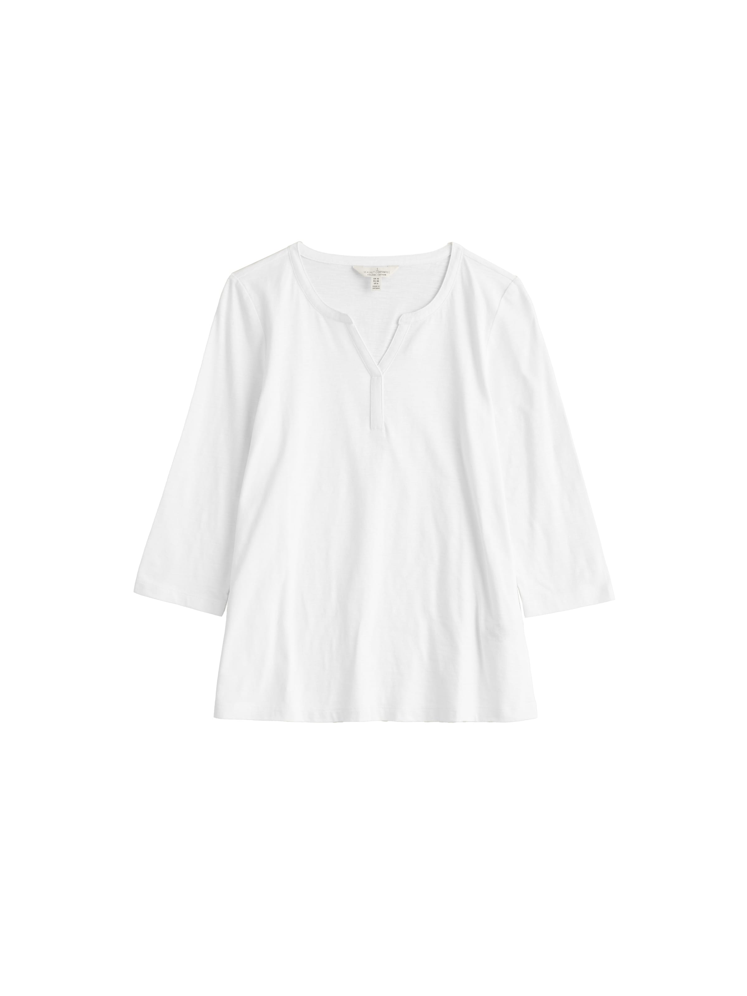 Seasalt Cornwall Shirt 'Carlyon' in Wit: voorkant